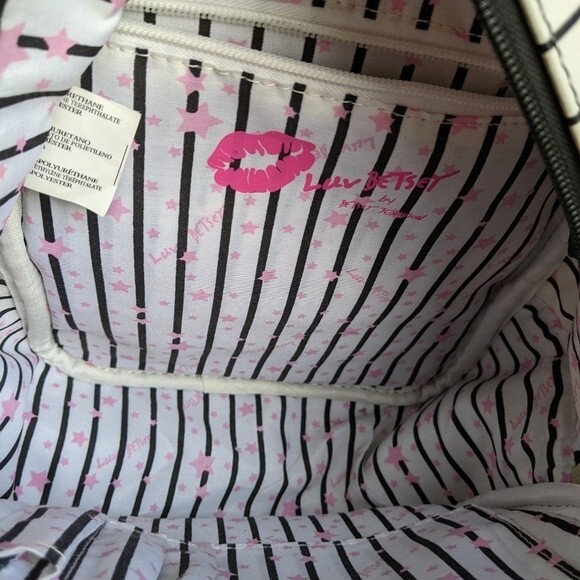Luv Betsey by Betsey Johnson Bag Unicorn Backpack Black Black & White Style - Picture 11 of 12
